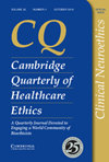 CAMBRIDGE QUARTERLY OF HEALTHCARE ETHICS雜志封面